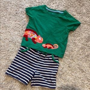 Baby Boden Green Chameleon Set